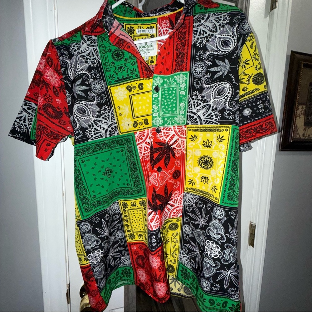 Hobo retro patchwork top men’s small - Picture 4 of 4